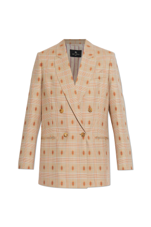 Wool double-breasted blazer