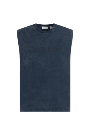 Top with a printed logo