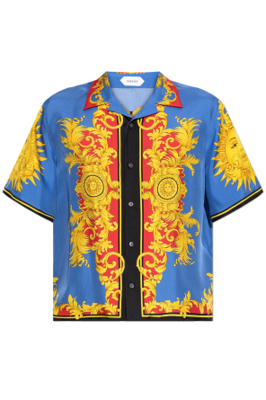 Silk short-sleeve shirt