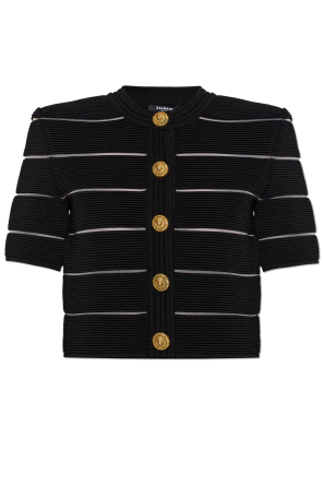 Short-sleeve cardigan